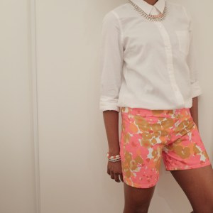 Begin:patterned shorts