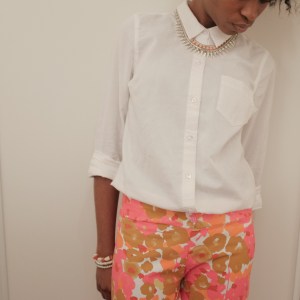 Begin:patterned shorts